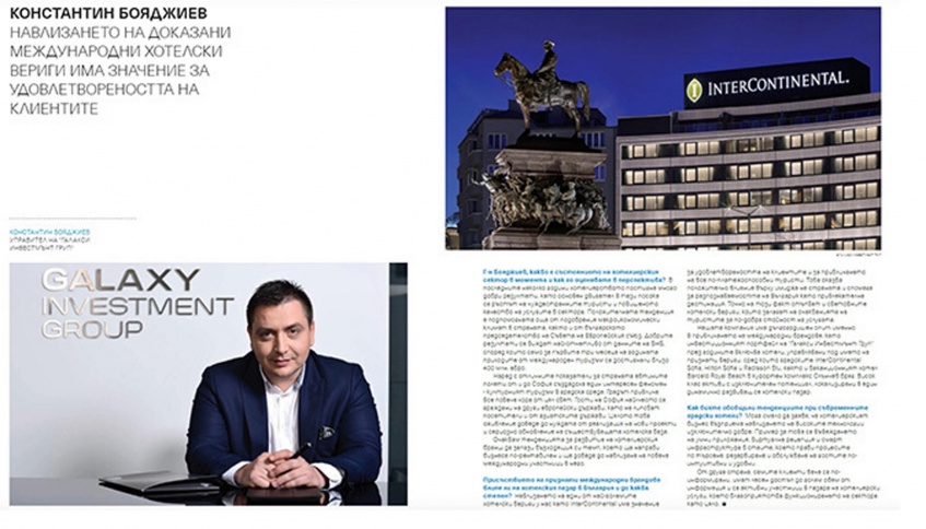 KONSTANTIN BOYADZHIEV, CEO OF 